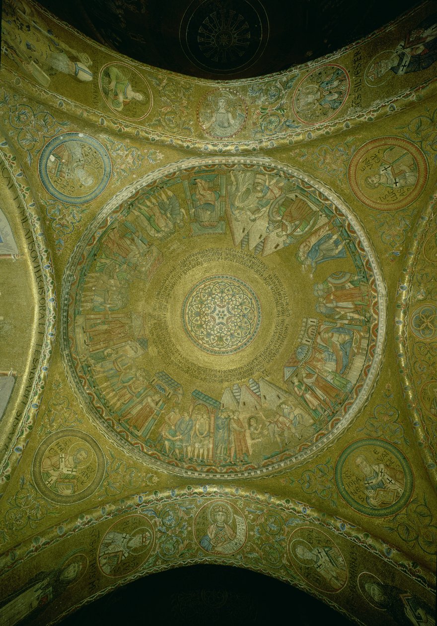 The Story of Joseph, Mosaic from the 3rd Cupola in the Vestibule of San Marco Basilica, Venice by Unbekannt Unbekannt