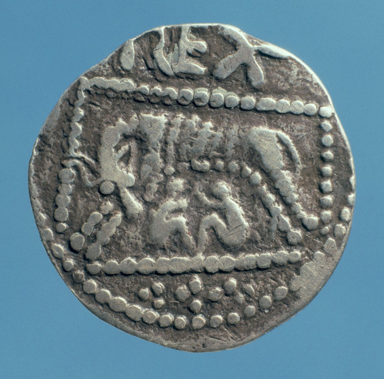 Verso of penny of Ethelbert, King of Kent (silver) by Unbekannt Unbekannt
