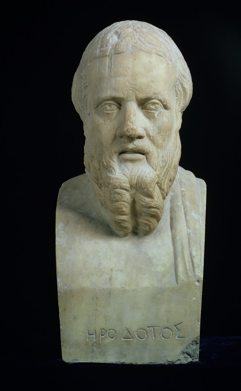 Portrait bust of Herodotus by Unbekannt Unbekannt