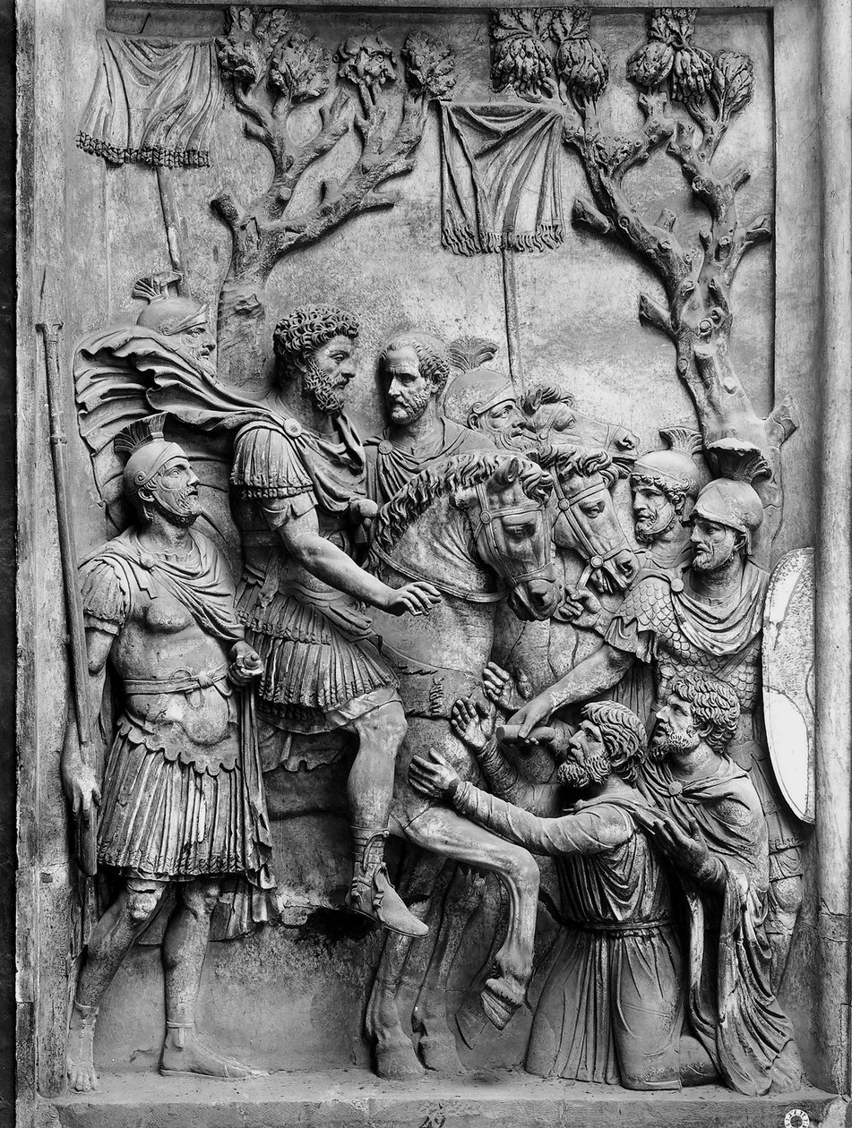 Relief Depicting Marcus Aurelius with the Subjugated Germans by Unbekannt Unbekannt