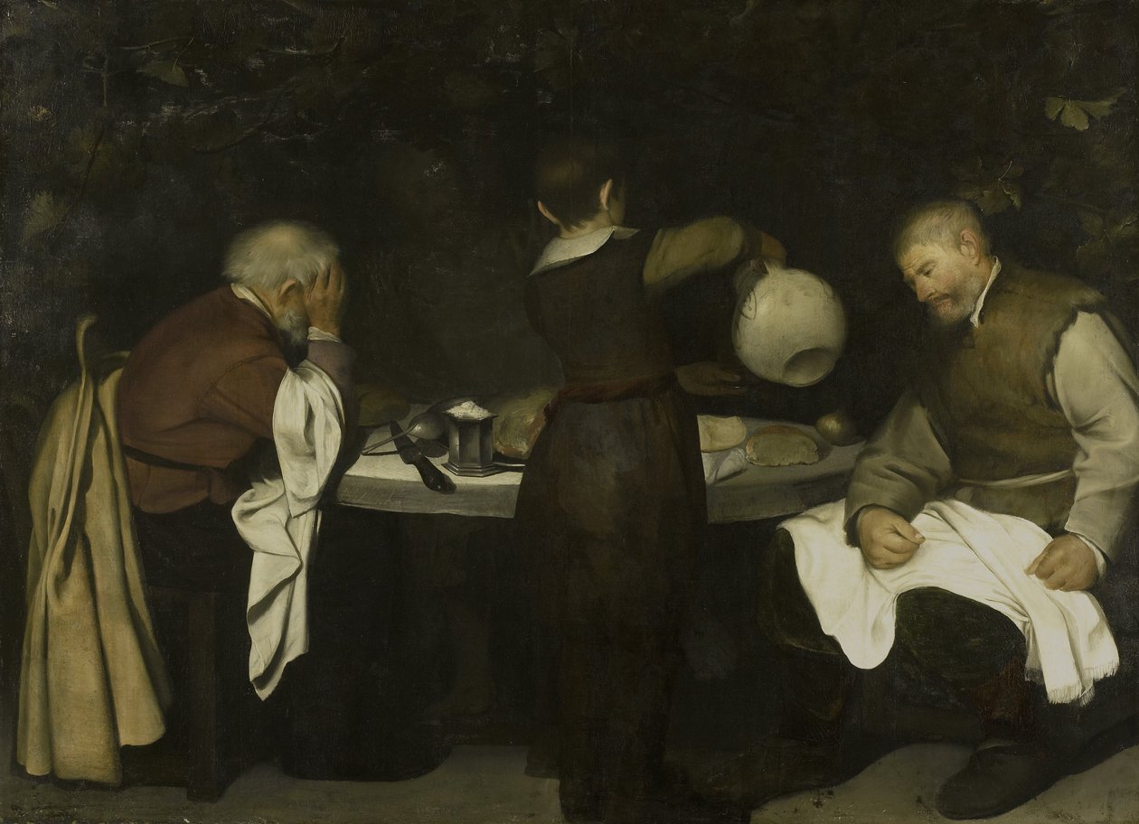 Supper at Emmaus, 1620-80 by Unbekannt Unbekannt