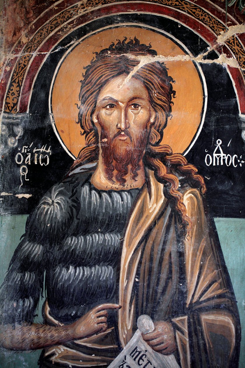 The Byzantine Fresco from the 15th Century by Unbekannt Unbekannt