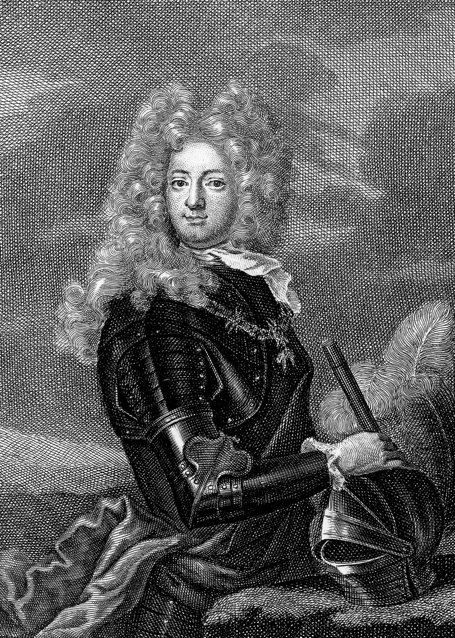Adrien Maurice Count of Ayen 1678-1766, 3rd Duke of Noailles (engraving) by Unbekannter Künstler