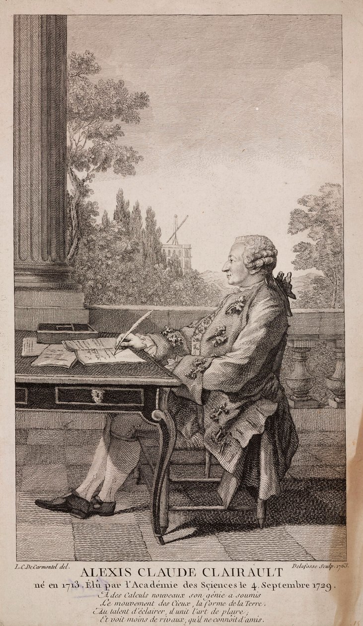 Alexis Claude Clairault, French mathematician by Unbekannt
