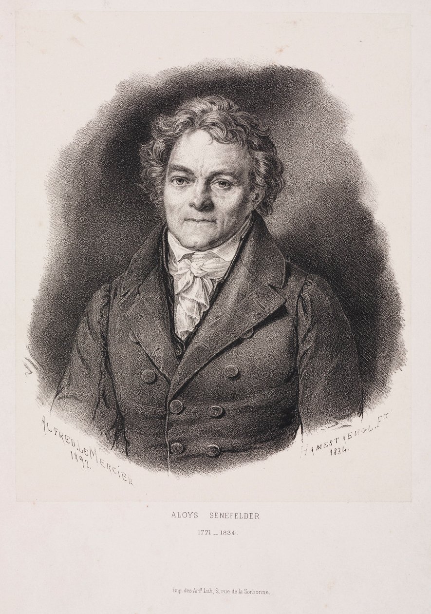 Alois Senefelder by Unbekannt