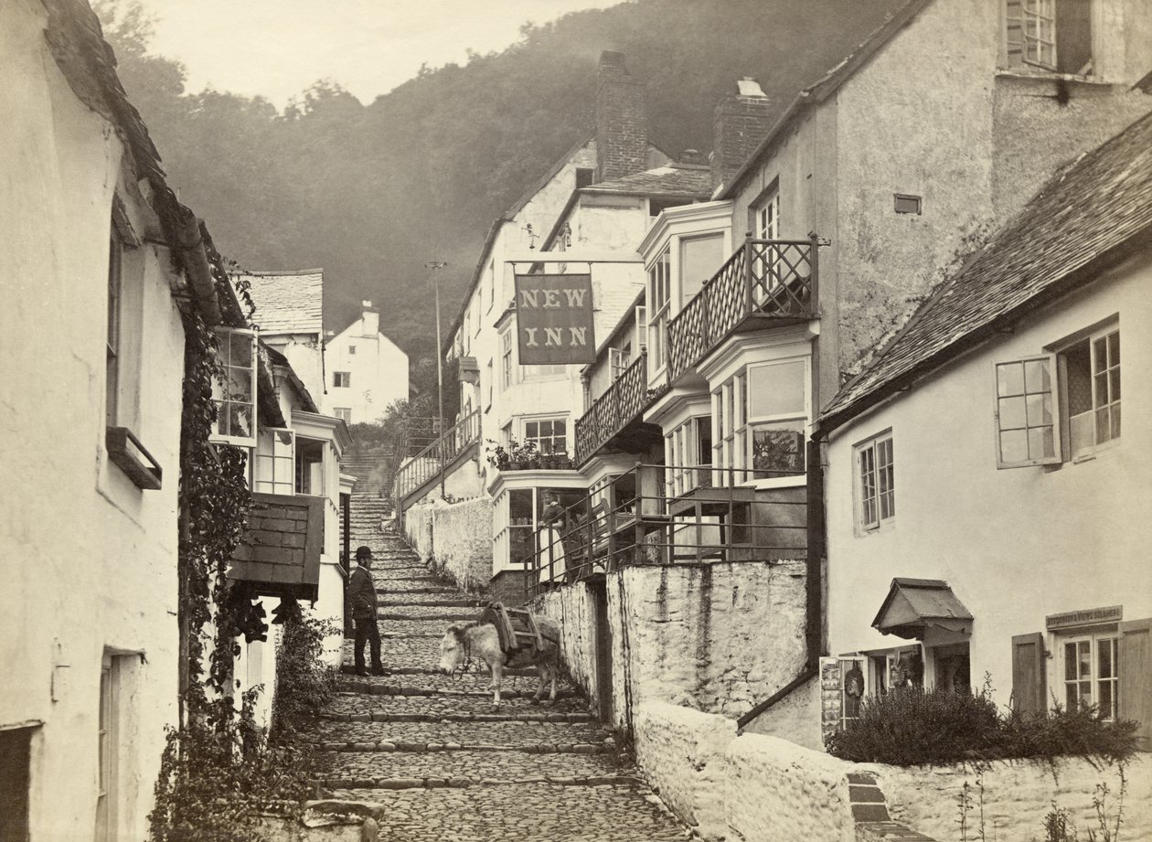 Clovelly, Torridge, Devon, UK by Unbekannter Künstler