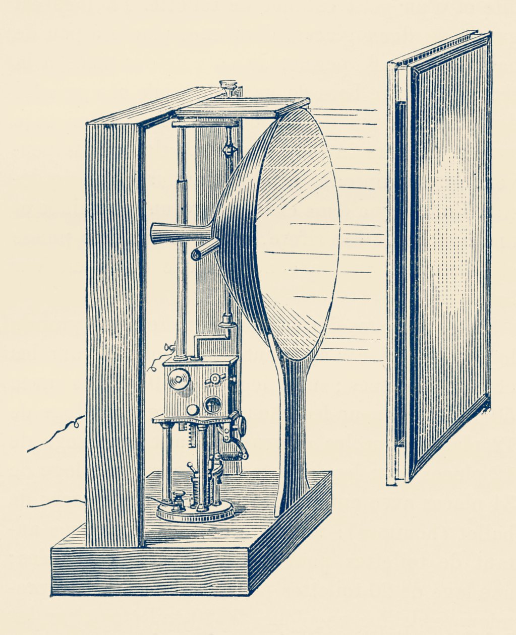 Electric stage light used in Meyerbeer