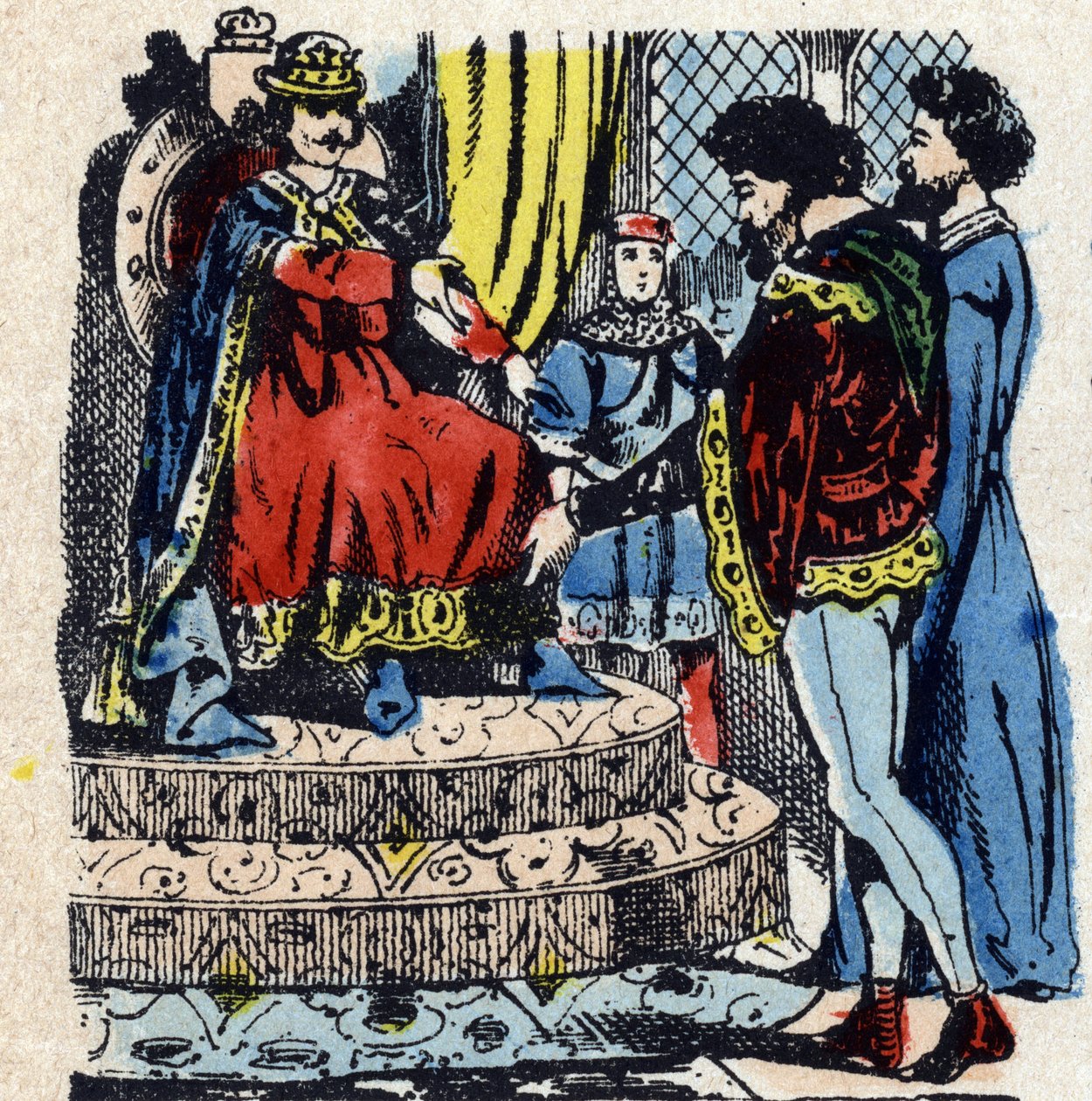 Expulsion of Jews and Italian bankers under Charles IV by Unbekannter Künstler
