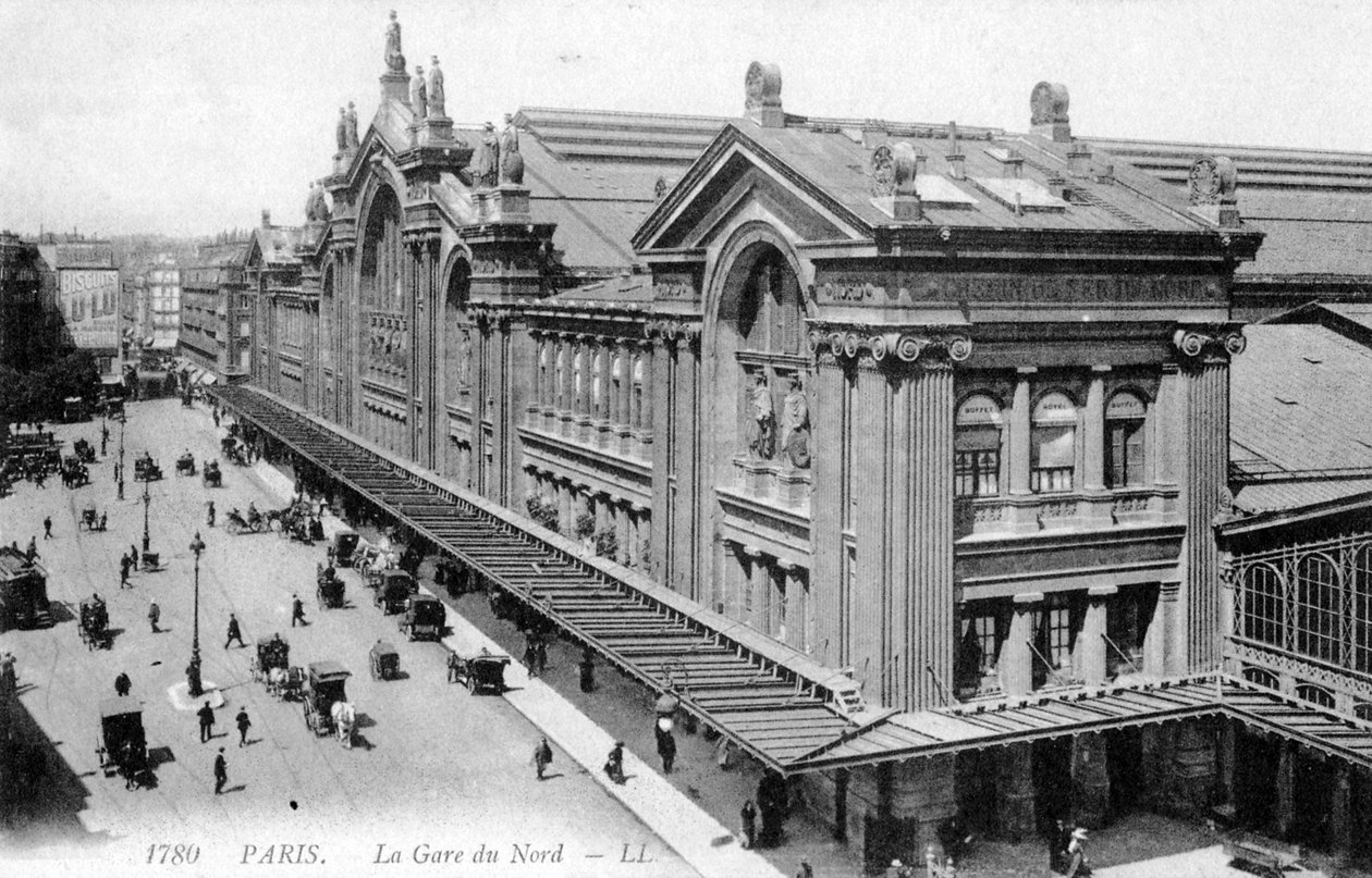 Gare du Nord, Paris, c. 1900 by Unbekannter Künstler