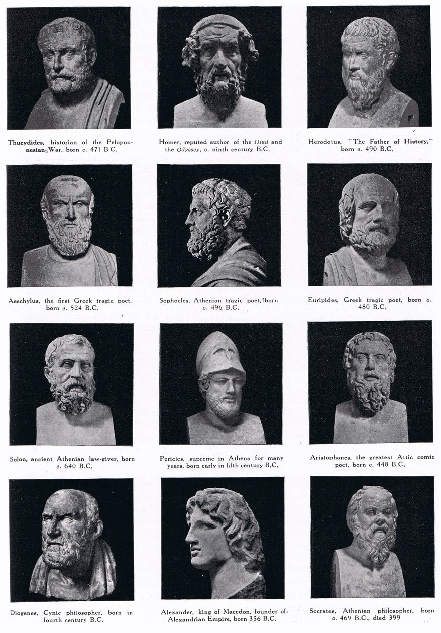 Greats from Greek History, illustration from 