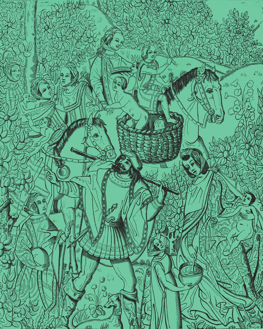 Gypsies on the March by Unbekannter Künstler