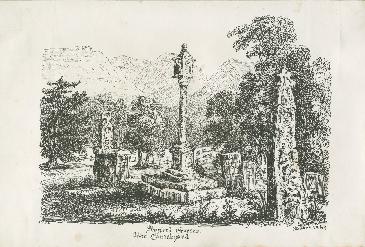 Ilam Church - Ancient Crosses by Unbekannt