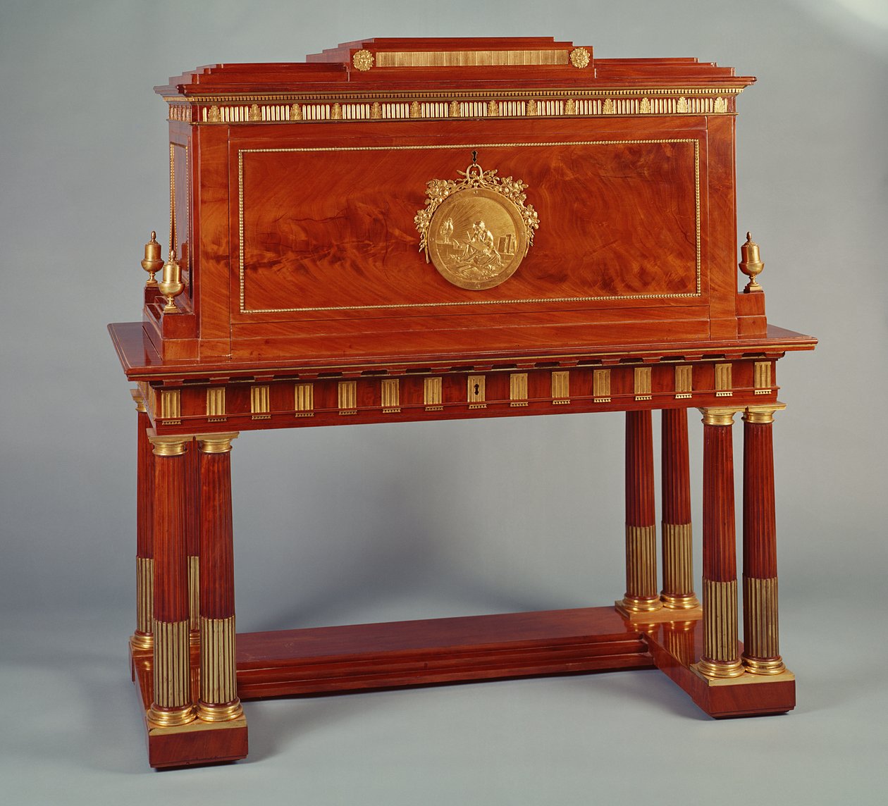 Imperial Mahogany Secretaire, by David Roentgen (1743-1807), German by Unbekannt