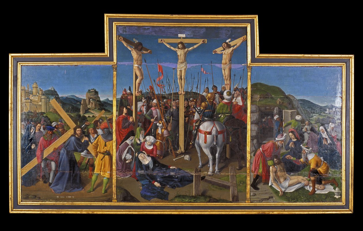 Indre & Loire No. 173 - Chateau de Loches - The Altarpiece of the Crucifixion - School of Jean Fouquet - 1485 by Unbekannt