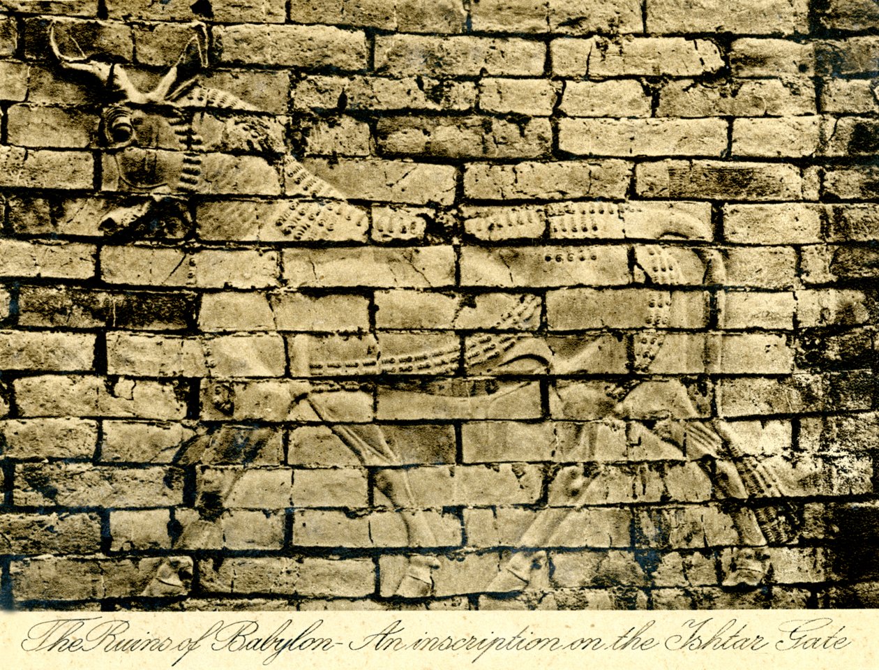Iraq - Ruins of Babylon - Ishtar Gate by Unbekannter Künstler