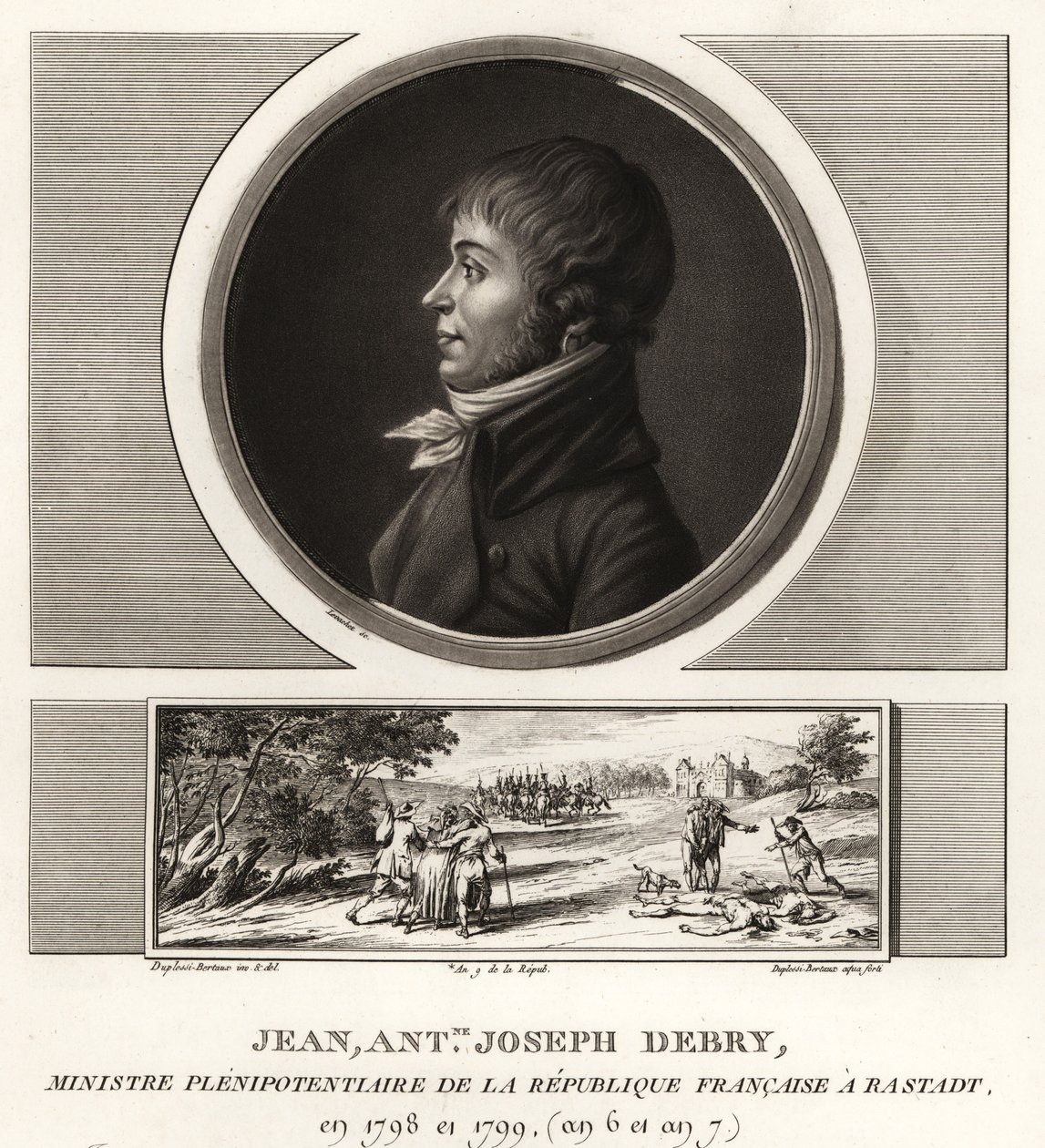 Jean Antoine Joseph Debry, Ministre Plenipotentiaire de la Republique Francaise, orator by Unbekannt