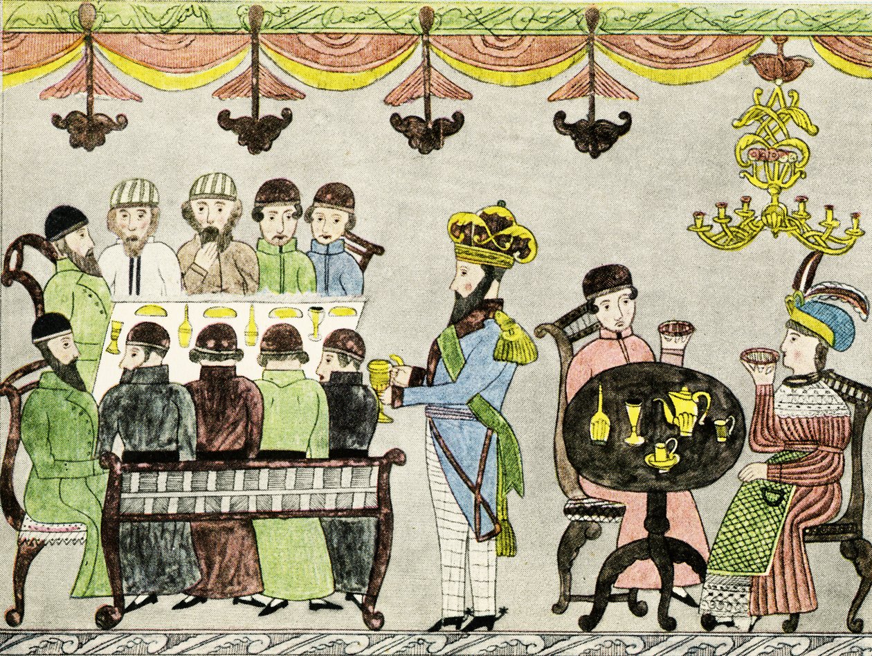 Joseph, as governor of Egypt and his brothers (Bible) by Unbekannter Künstler