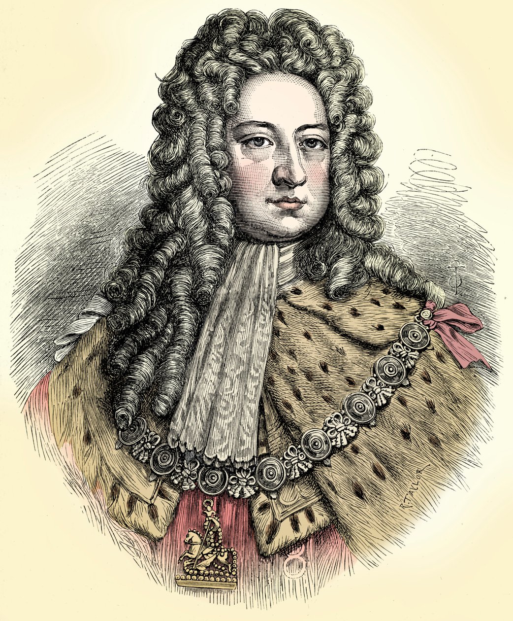 King George I by Unbekannter Künstler