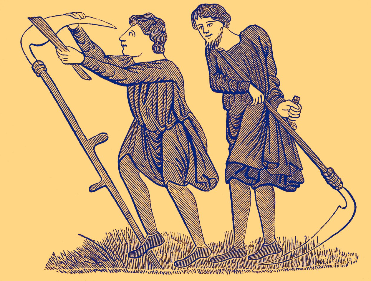 Laboring Colonists by Unbekannter Künstler