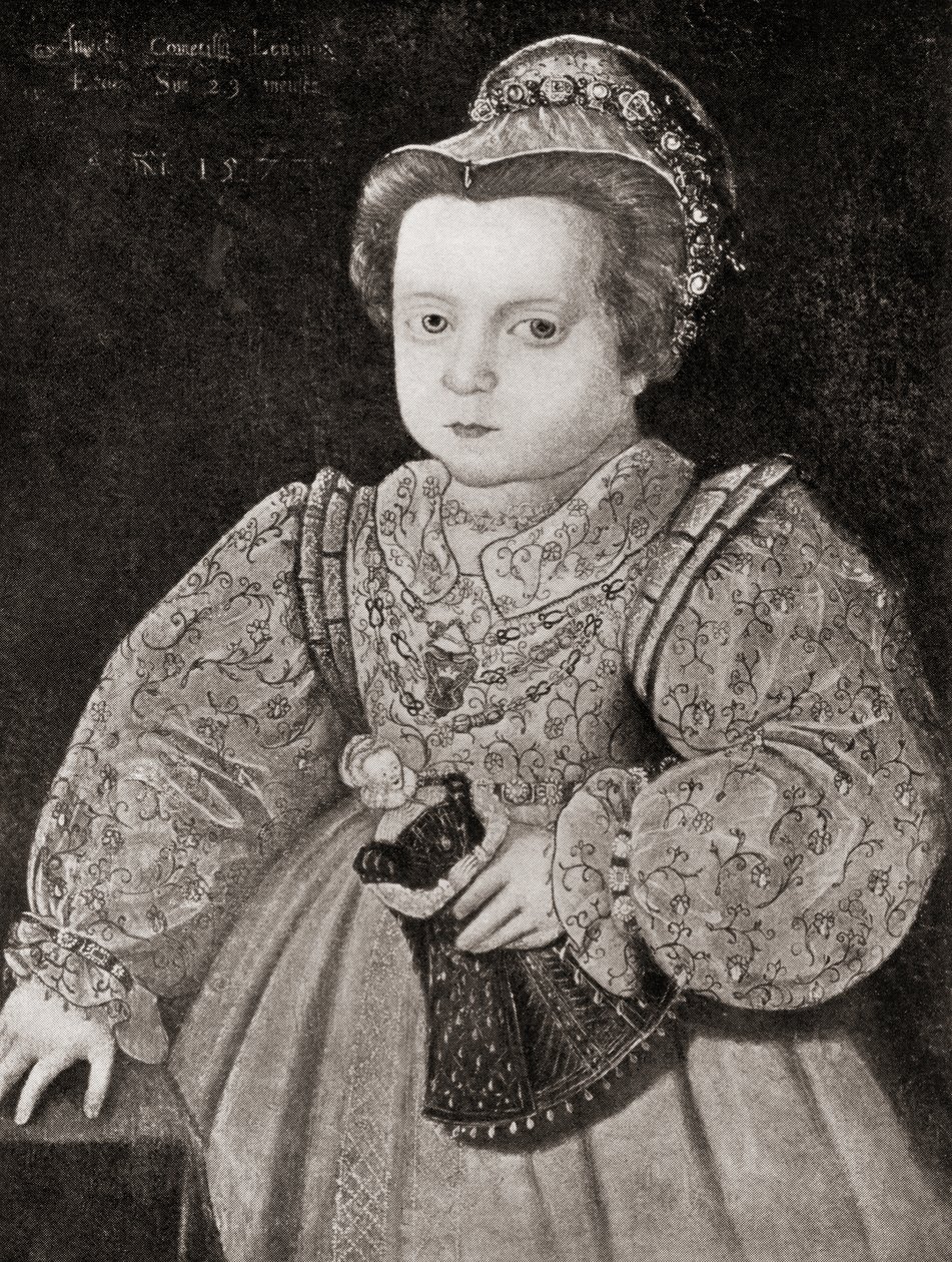Lady Arbella Stuart as a Child, from The Girl Through the Ages, Published 1933 by Unbekannt