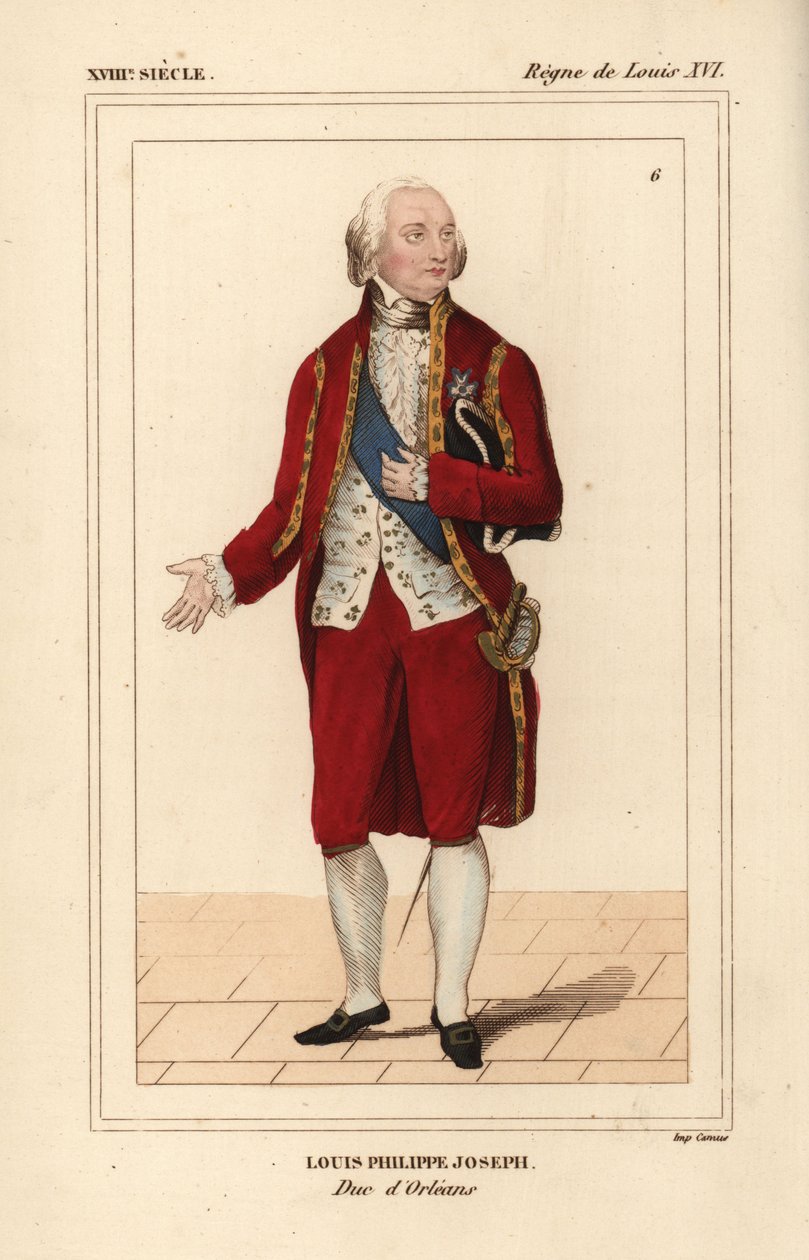 Louis Philippe Joseph, Duke of Orleans by Unbekannter Künstler