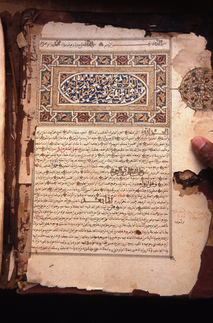 Old Koranic manuscripts, Chinguetti, Mauritania by Unbekannt