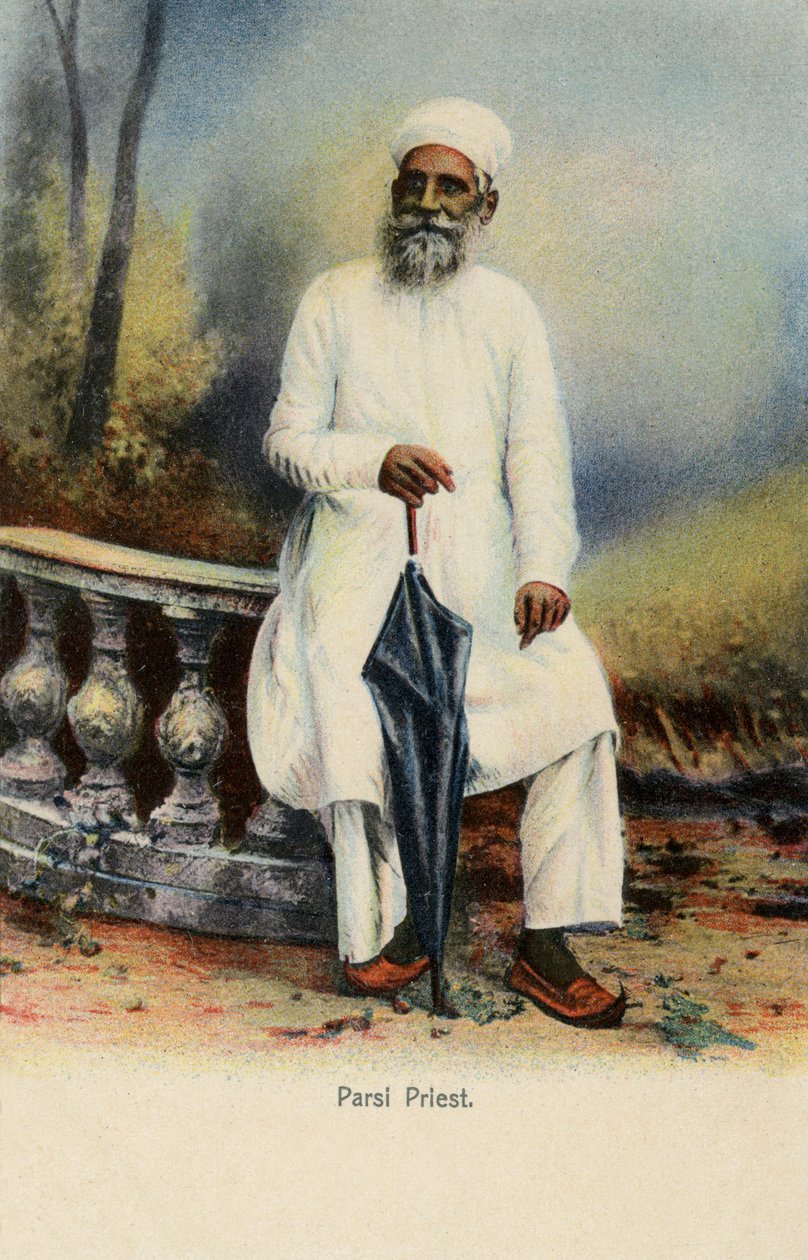 Parsi Priest, British India by Unbekannter Künstler