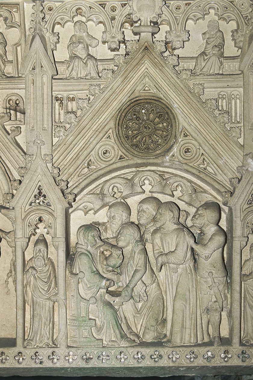 Tomb of Ines de Castro at the Monastery of Santa Maria by Benjamin Baud
