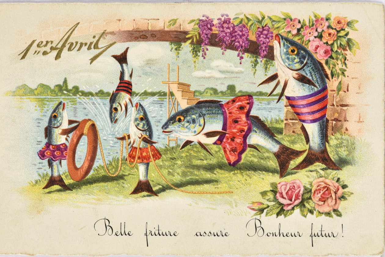 Postcard: April 1st-April Fish by Unbekannt