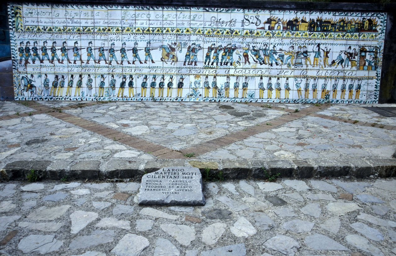 Pottery painting by José Ortega, Parco Nazionale del Cilento e Vallo di Diano, Salerno, Campania, Italy by Unbekannt