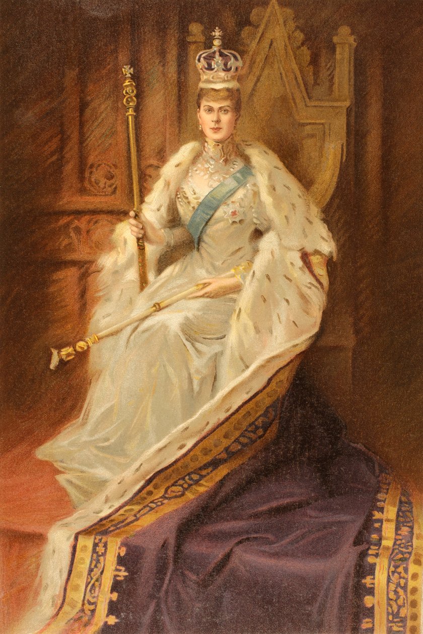 Queen Mary, Consort of King George V, in the Year of Her Coronation by Unbekannter Künstler