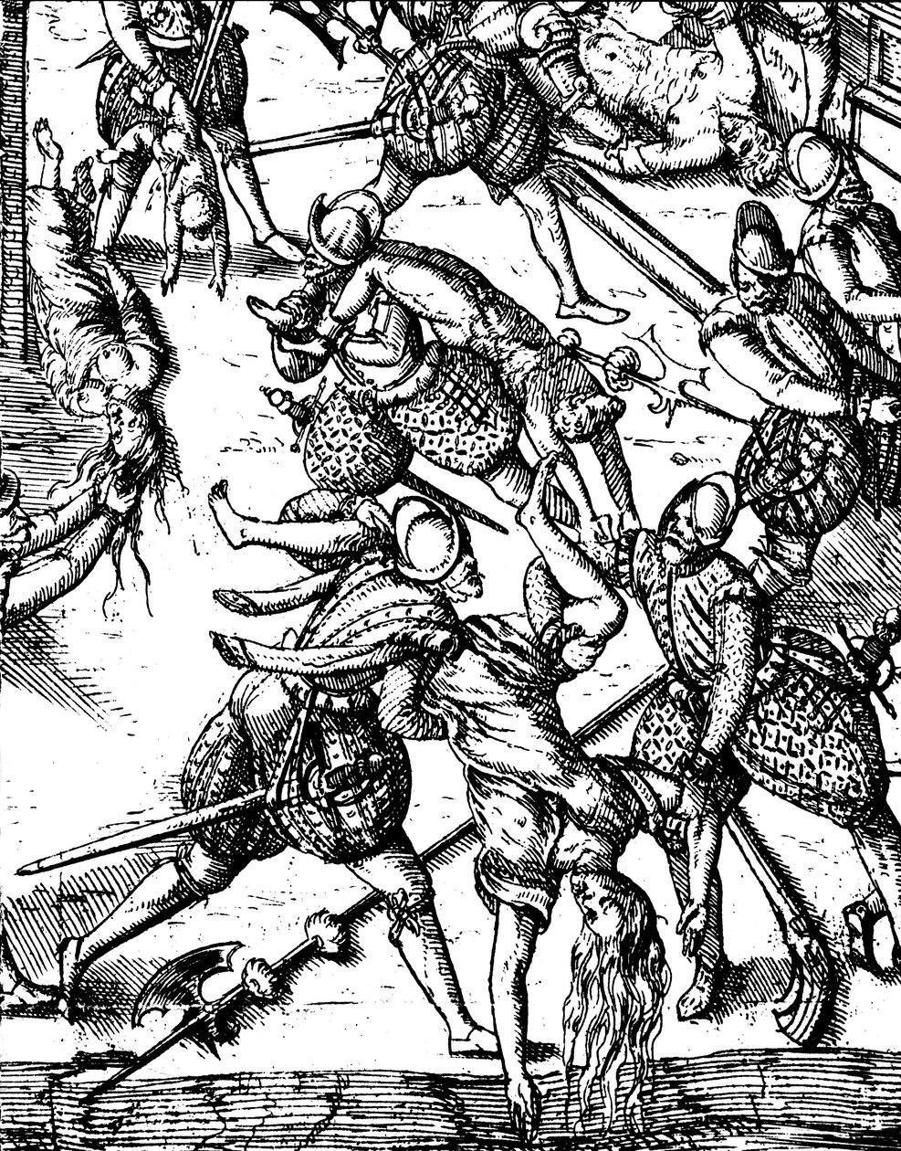Religious wars. Massacre of St. Bartholomew, August 24 by Unbekannt