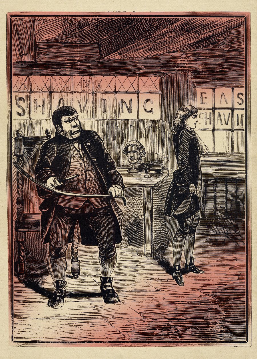 Sweeney Todd the Diabolic Barber of Fleet Street by Unbekannter Künstler