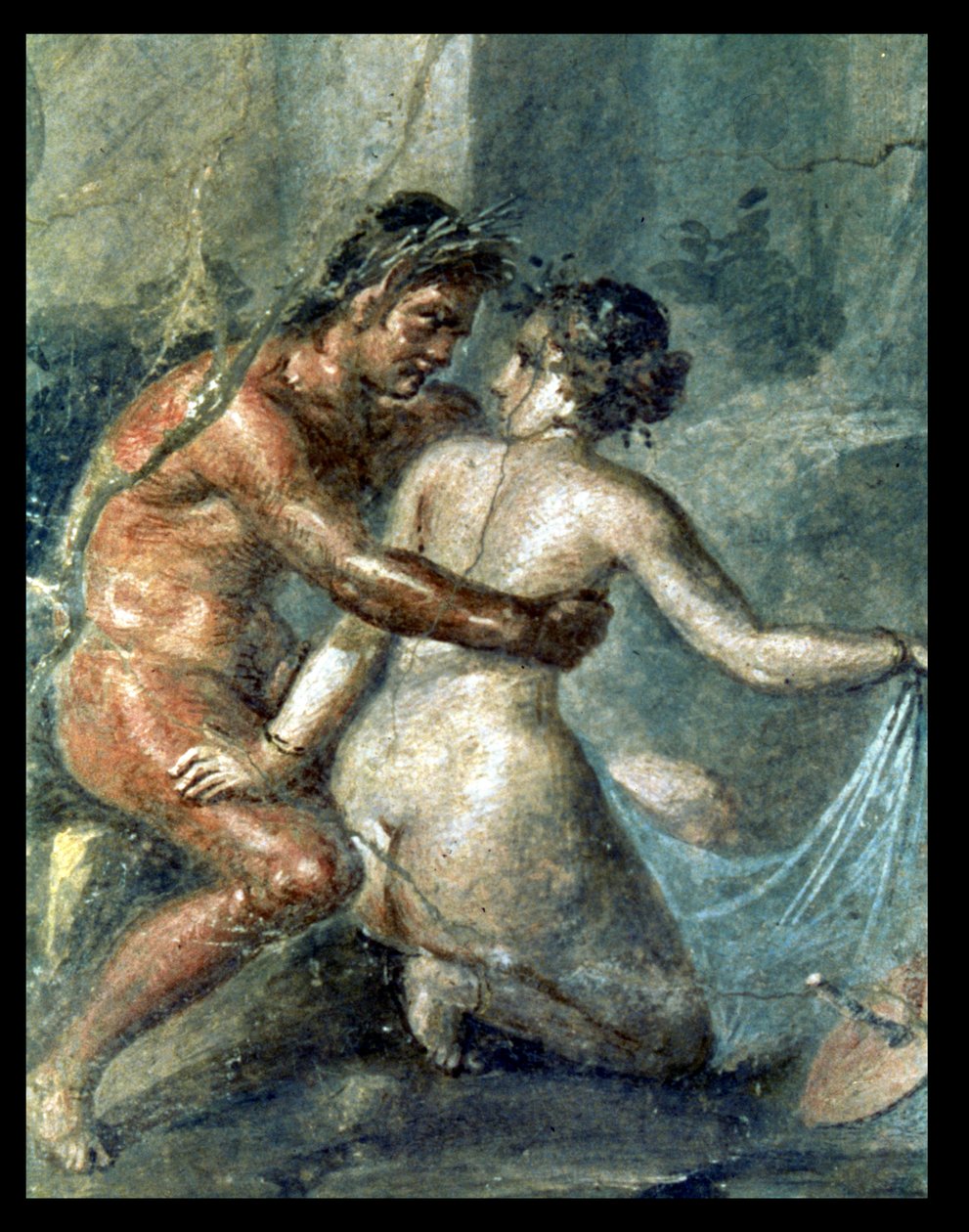 Satyr and Maenad (detail) by Unbekannter Künstler