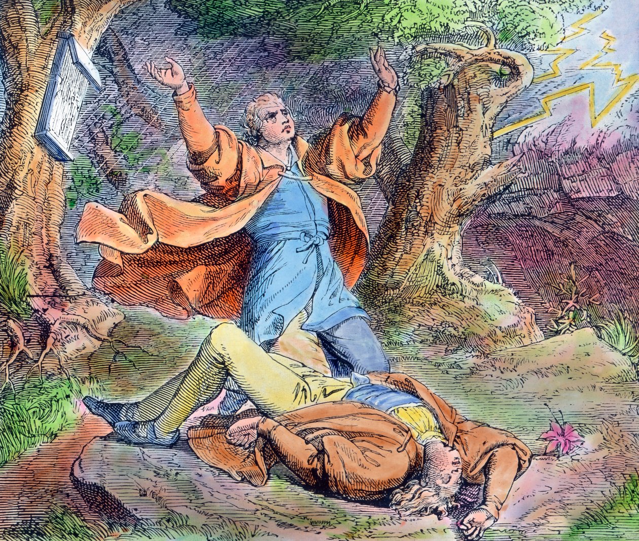 Scene from the Life of Protestant Reformer Martin Luther by Unbekannter Künstler