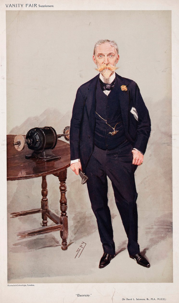 Sir David Salomons by Unbekannt