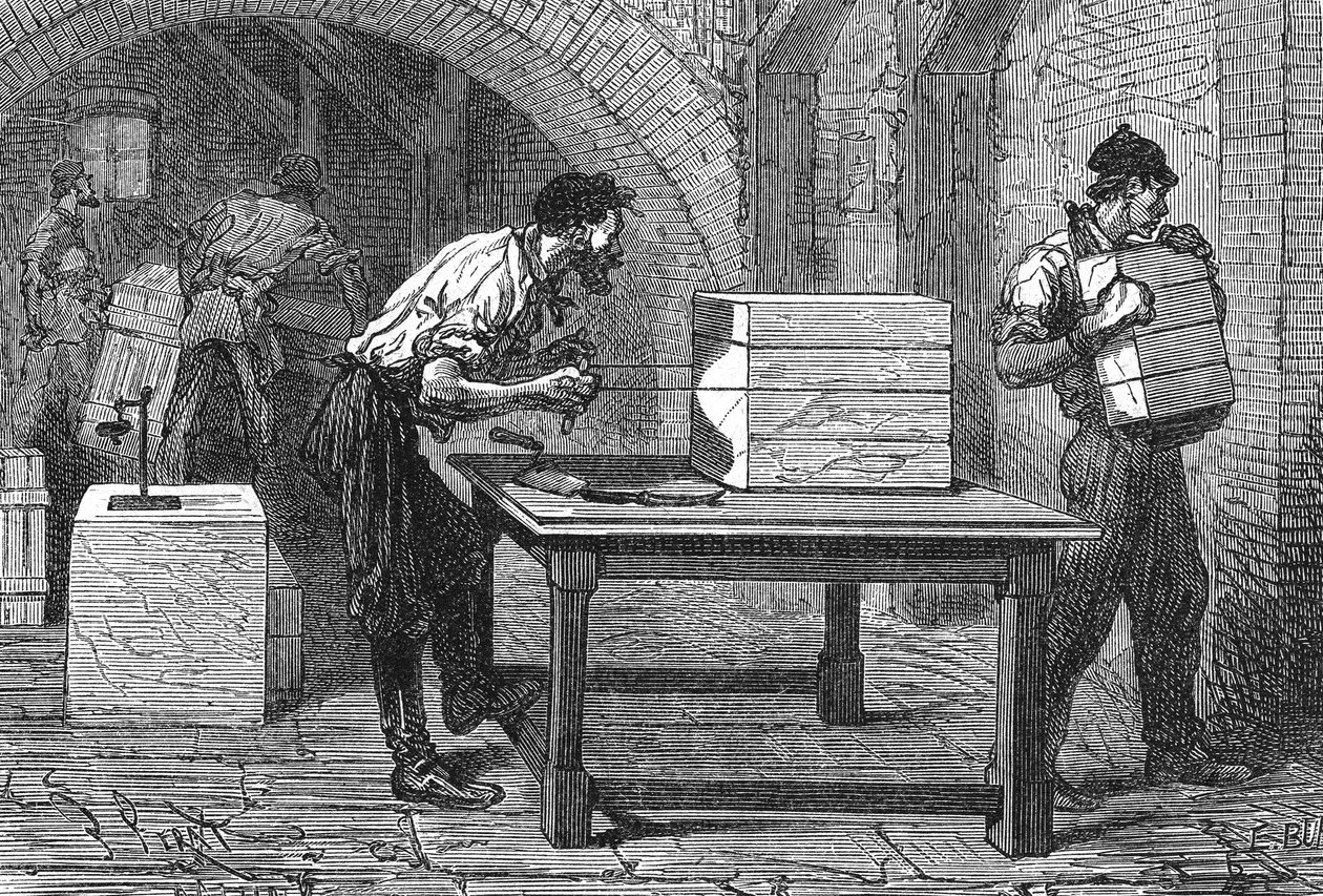 Soap Making, Marseilles, c.1880 by Unbekannter Künstler
