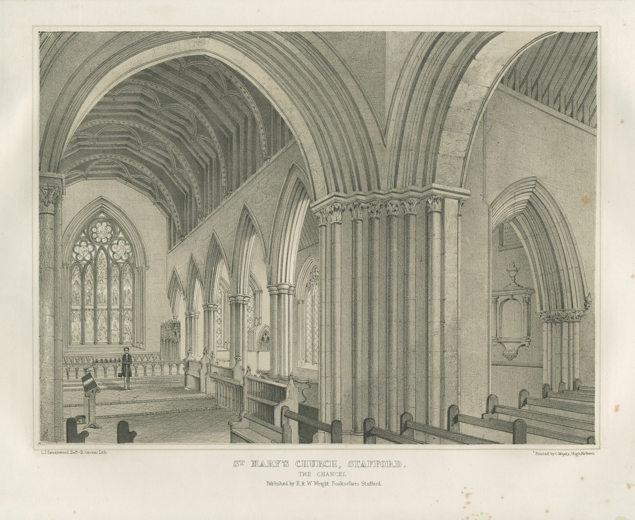 Stafford - Interior of St. Mary