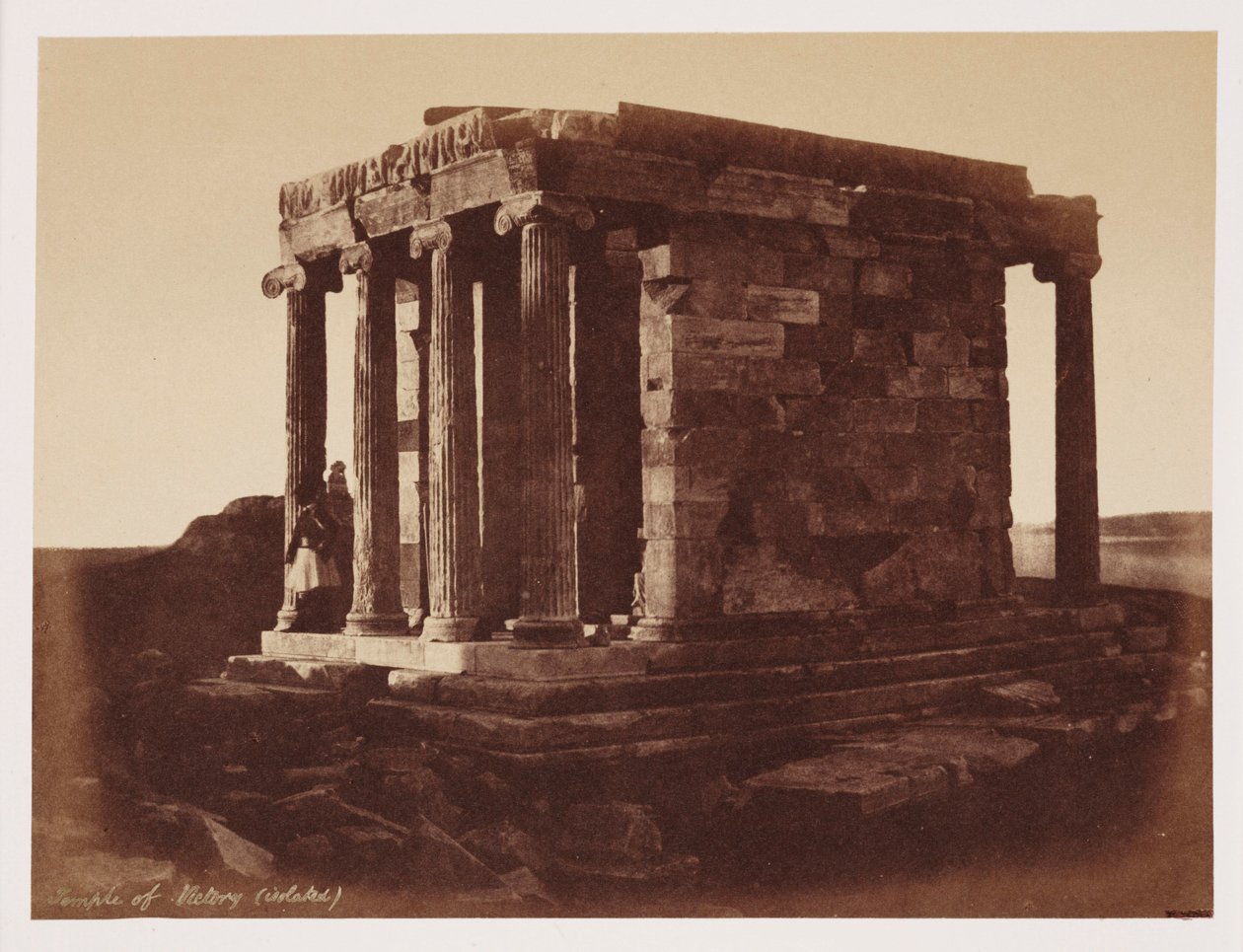Temple of Victory, Athens, c 1849 by Unbekannt
