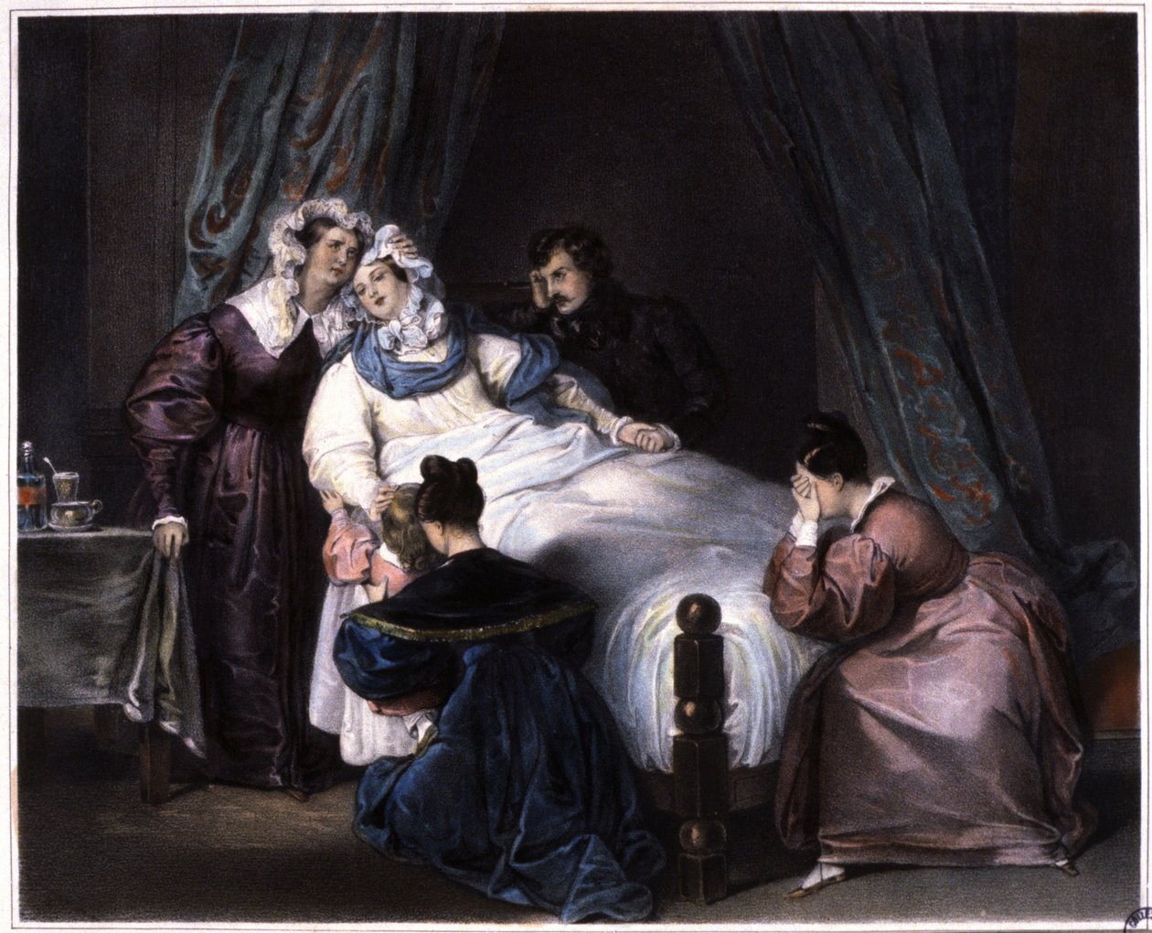 The Irreparable Loss, Even Dead in Childbirth by Unbekannter Künstler