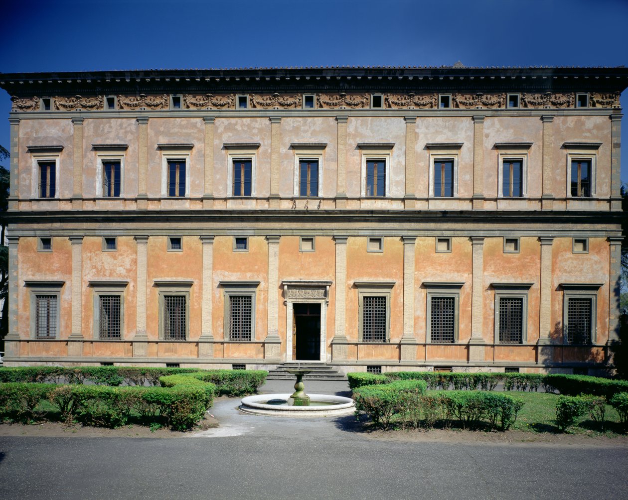 View of the Facade, designed by Baldassarre Peruzzi by Unbekannt