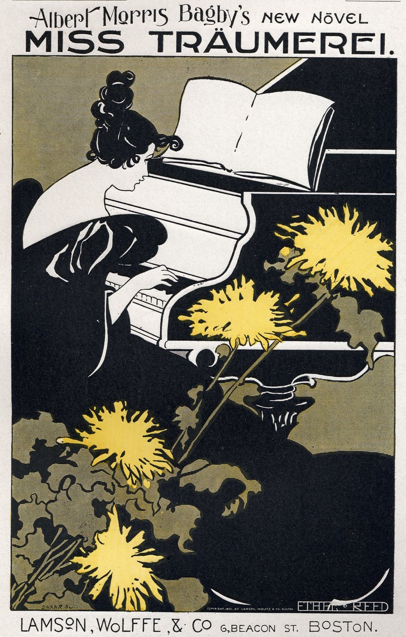 Woman at the Piano by Unbekannter Künstler