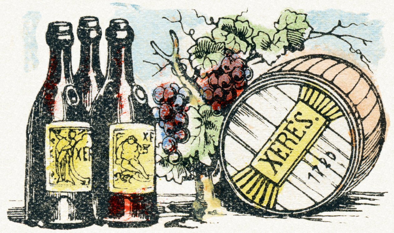 X: Sherry - Child Entertainment Alphabet circa 1890 (lithograph) by Unbekannt