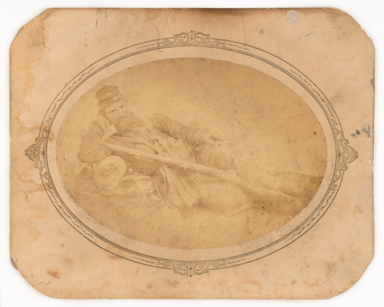Reclining Civil War Soldier by Unidentified