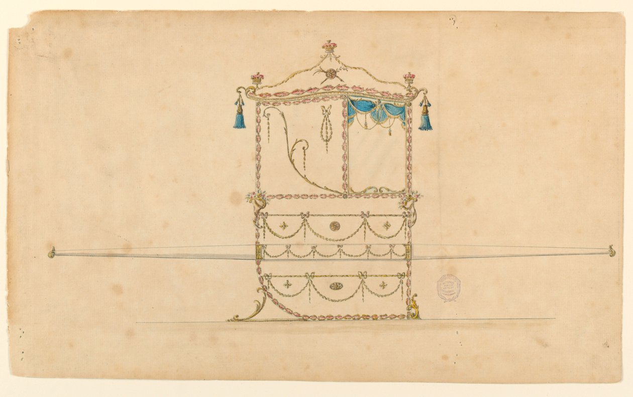 Project for a Sedan Chair, 1770-75 by Unknown