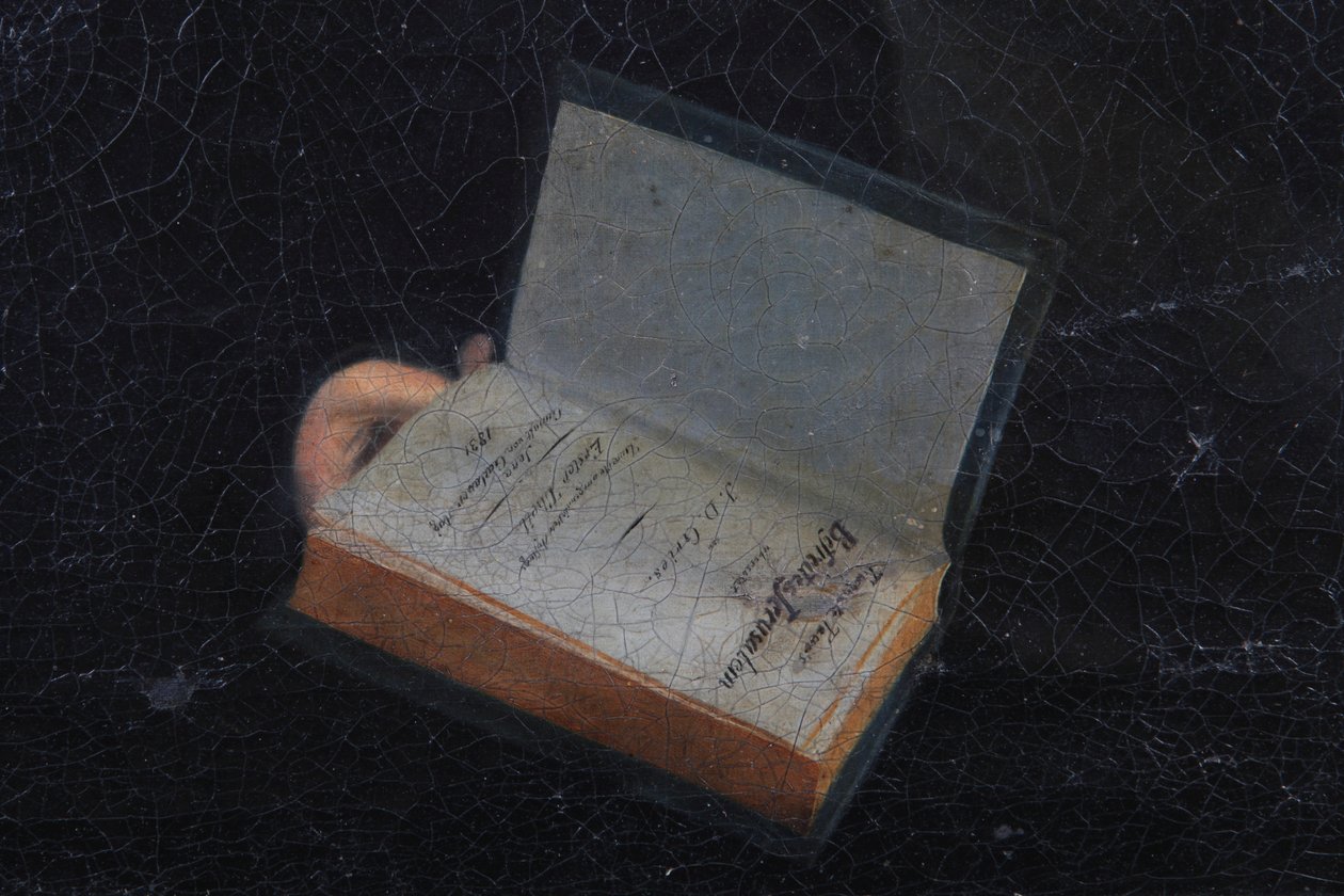 One of Companion Portraits of Louisa and Friedrich (Frederick) Muench by Unknown