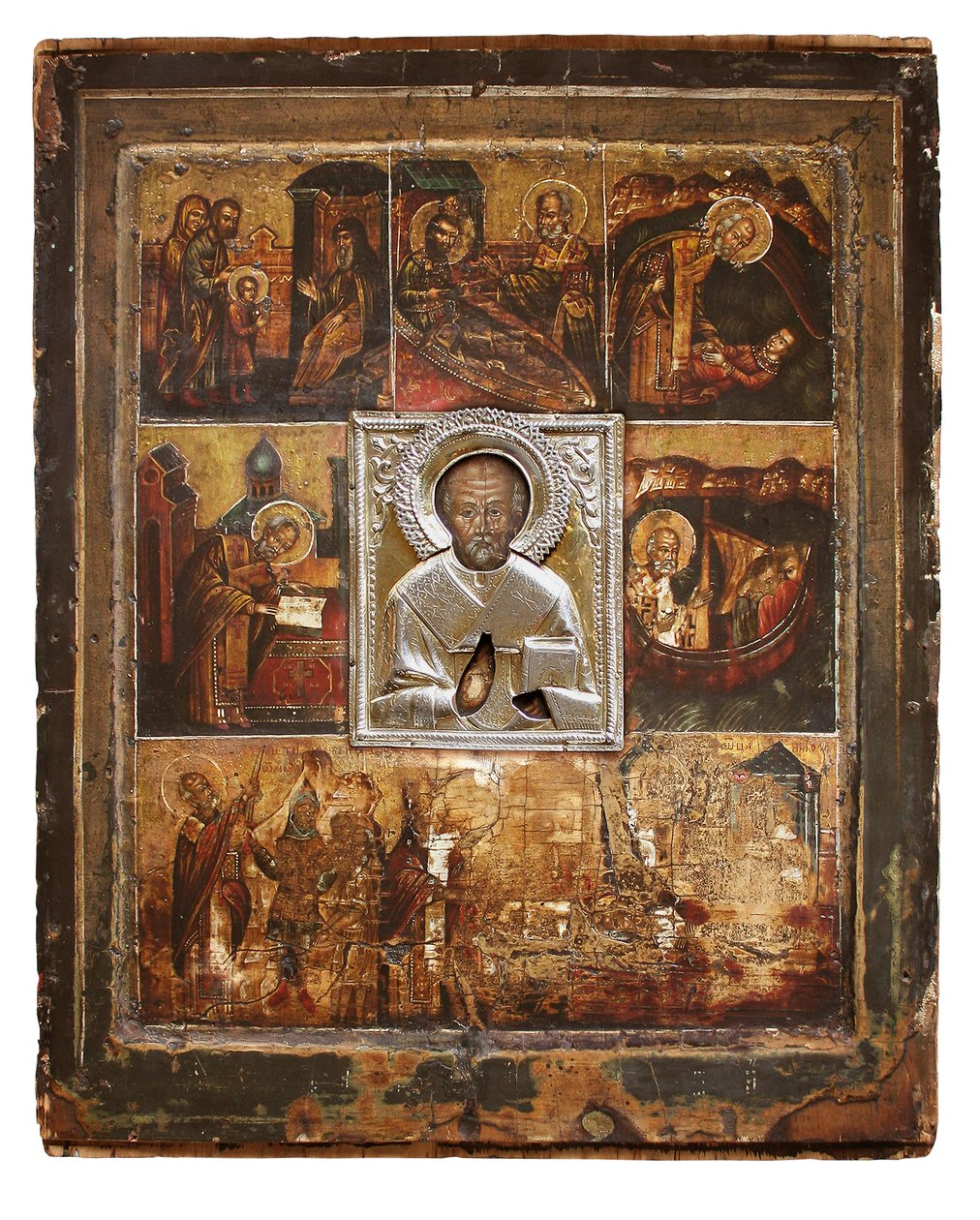 Velikoretskaya Icon of St. Nicholas, Russia by Unknown
