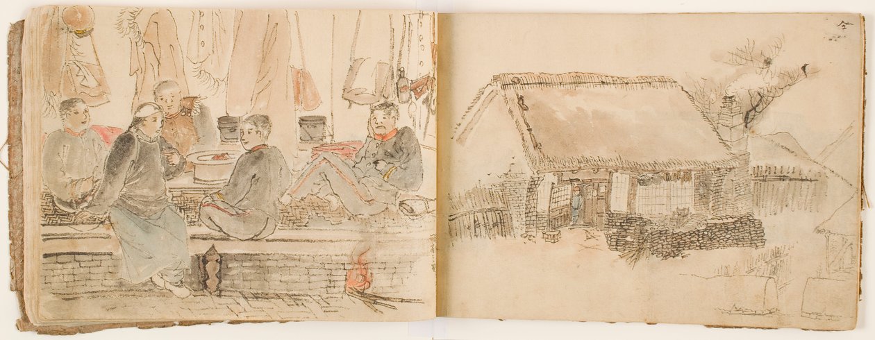 Artist’s Sketchbook from the Russo-Japanese War by Unknown