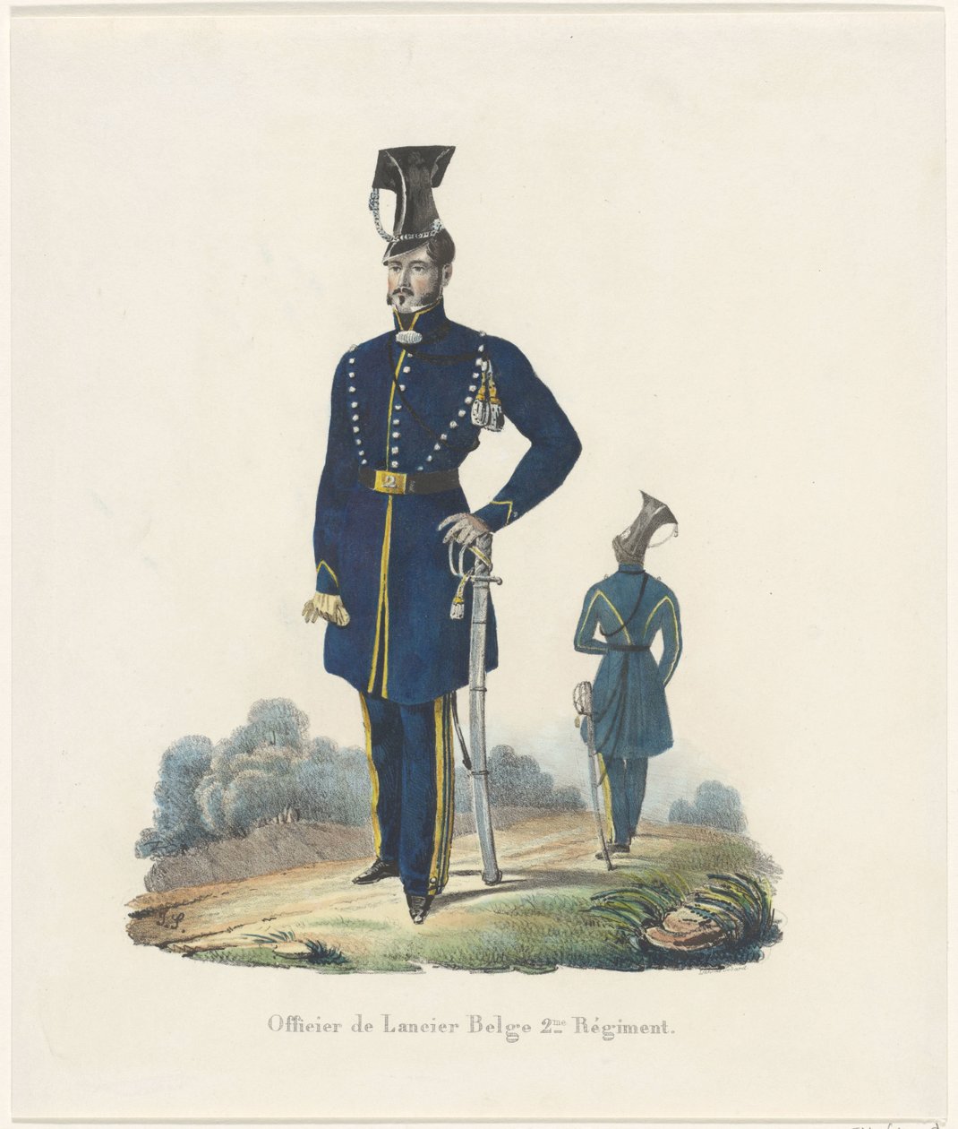 Belgian Lancer, 1830 by Unknown