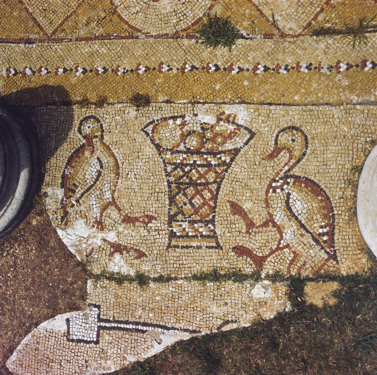 Byzantine Mosaic, Beit Meri, Lebanon by Unknown